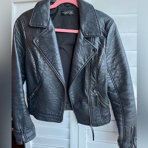 Women Leather Jacket - Top Shop - Medium